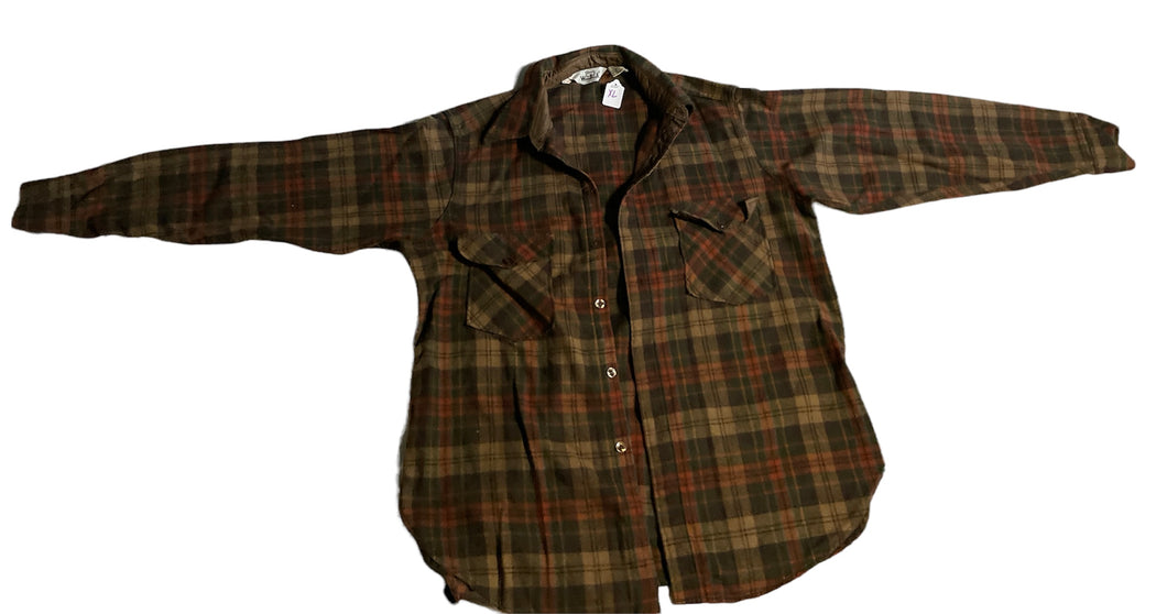 Woolrich Flannel Plaid Button-up Shirt