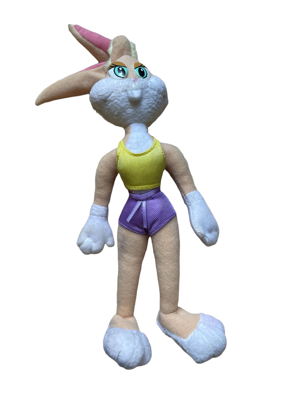1996 Warner Bros Looney Tunes Lola Bunny Plush Stuffed Doll