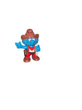 Load image into Gallery viewer, 1981 Peyo Schleich The Smurfs Cowboy Western Figurine
