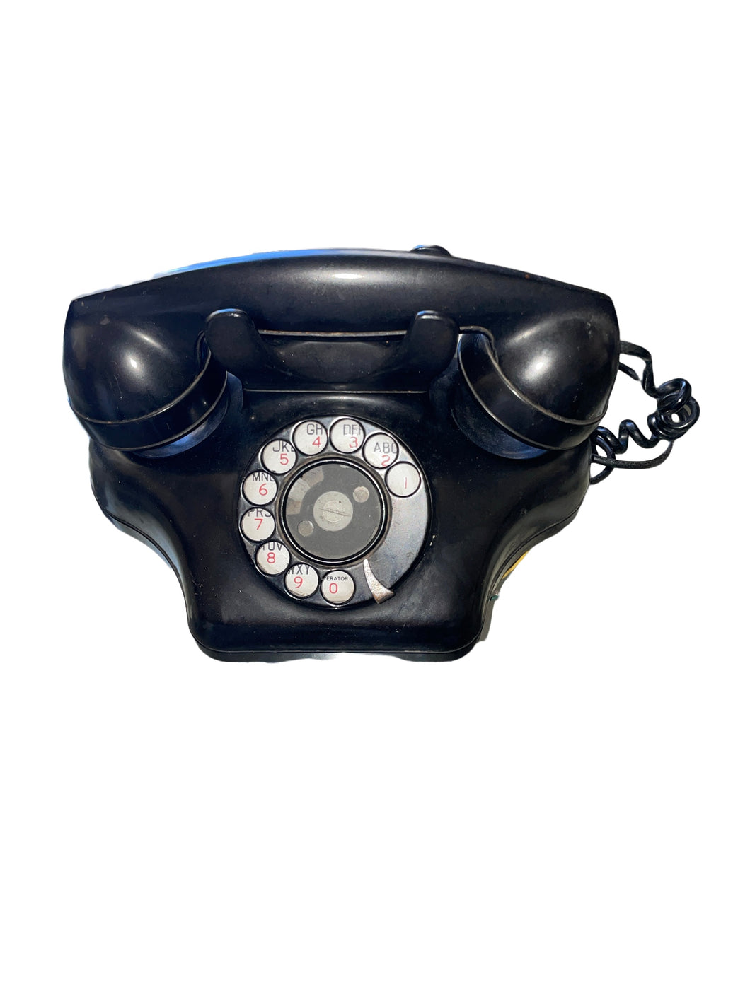 Black Rotary Phone (Non-Operational)