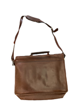 Load image into Gallery viewer, Rockport Brown Leather Briefcase and Shoulder Bag
